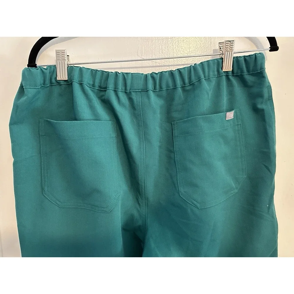 FIGS Womens Scrub Pants Green Technical Collection Drawstring Size MEDIUM
